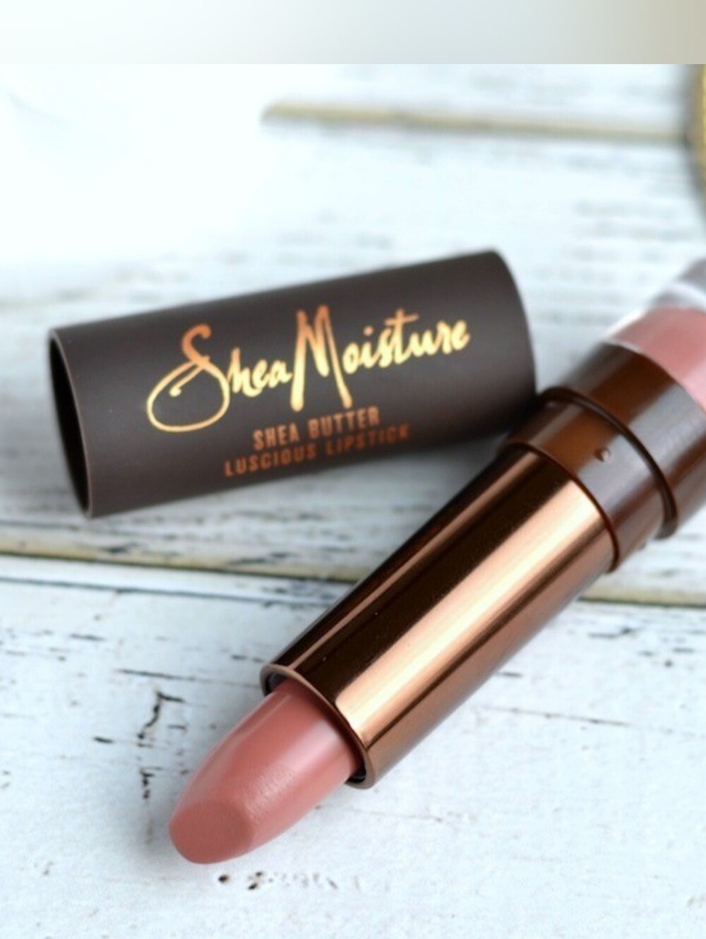 SheaMoisture Shea Butter Luscious Lipstick IN SHADE: MAPLE